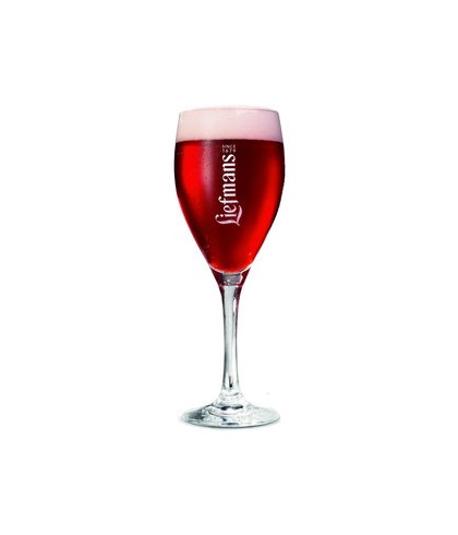 Liefmans vruchtglas op voet 25 cl., glas bij t Bockje in Bathmen