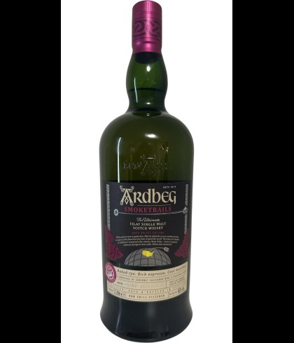 Fles Ardbeg Smoketrails Napa Valley Edition, whisky, op voorraad bij slijterij t Bockje in Bathmen