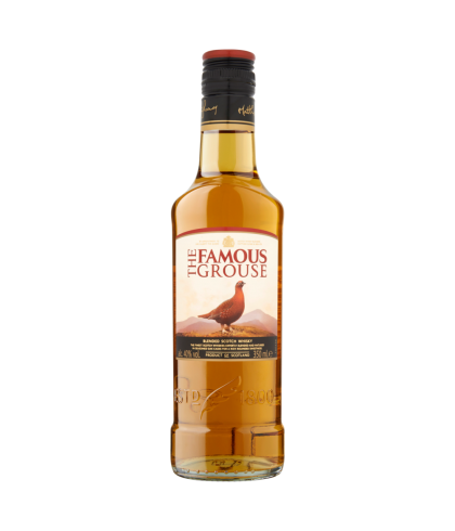 Fles The Famous Grouse 35 cl, Schotse blended whisky, op voorraad bij slijterij t Bockje in Bathmen