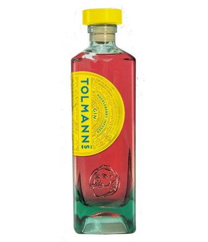 Fles Tolmann's Huckleberry Infused Gin, gin, op voorraad bij slijterij ’t Bockje in Bathmen