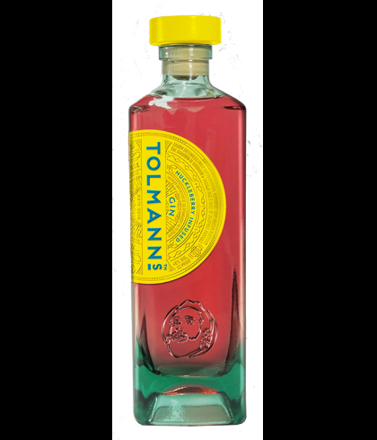 Fles Tolmann's Huckleberry Infused Gin, gin, op voorraad bij slijterij t Bockje in Bathmen