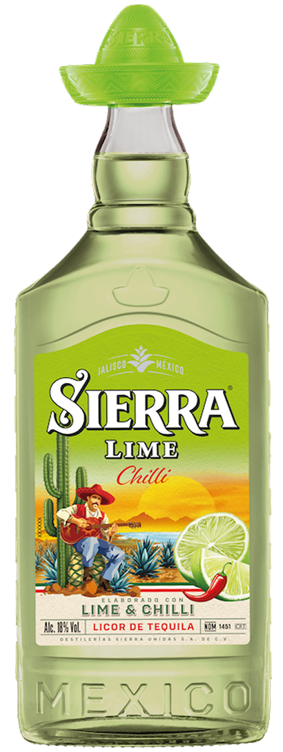 Tequila Sierra Tequila Lime van Sierra, op voorraad bij slijterij ’t Bockje in Bathmen