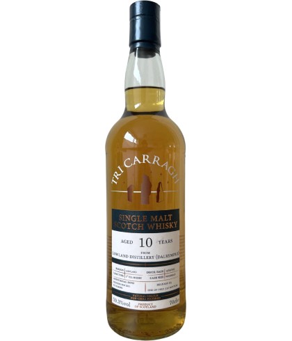 Fles Tri Carragh Dalrymple 10 Years Old 2013, whisky, bij slijterij t Bockje in Bathmen