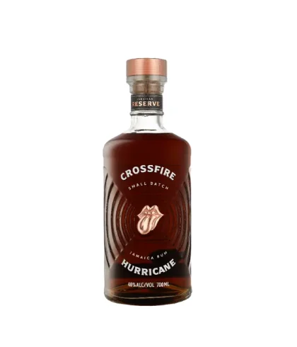 Fles Crossfire Hurricane Reserve by The Rolling Stones, rum, bij slijterij t Bockje in Bathmen
