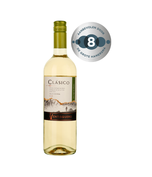 Ventisquero Clásico Sauvignon Blanc, wijn bij t Bockje in Bathmen