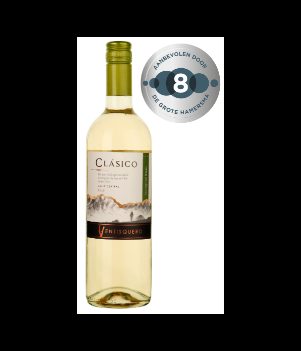 Ventisquero Clásico Sauvignon Blanc, wijn bij t Bockje in Bathmen