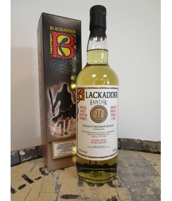 Blackadder Raw Cask Miltonduff 2011 11Y #99 bij t Bockje in Bathmen