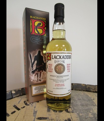 Fles Raw Cask Miltonduff 2011 11 Years Old, single malt whisky, op voorraad bij slijterij t Bockje in Bathmen