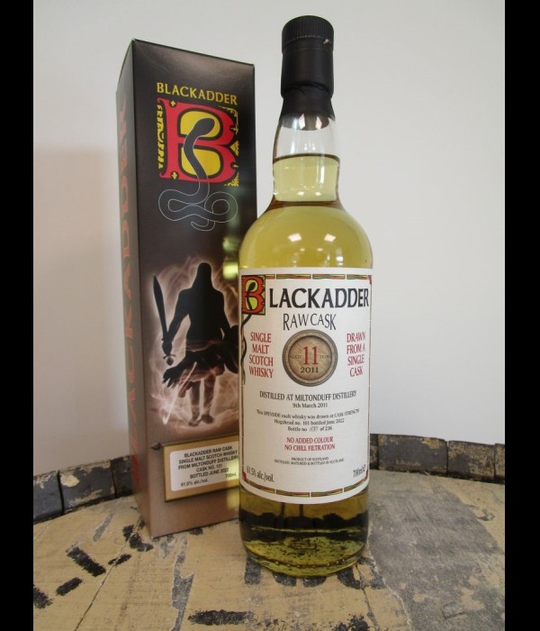 Blackadder Raw Cask Miltonduff 2011 11Y #99 bij t Bockje in Bathmen