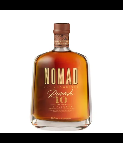 Fles Nomad 10 Years Old Reserve Triple Cask, whisky, op voorraad bij slijterij t Bockje in Bathmen
