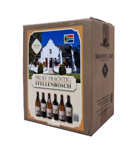 Fles Mooiplaas Proef Prachtig Stellenbosch Wijnbox, wijn bij slijterij t Bockje in Bathmen