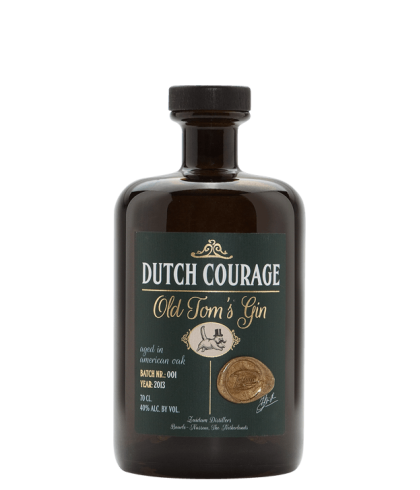 Fles Zuidam Dutch Courage Old Tom Gin, gin, op voorraad bij slijterij ’t Bockje in Bathmen