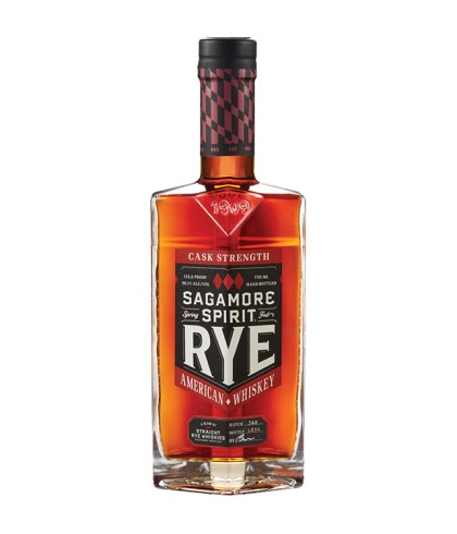 Fles Sagamore Amarican Straight Rye Whiskey Cask Strength, whisky, op voorraad bij slijterij t Bockje in Bathmen