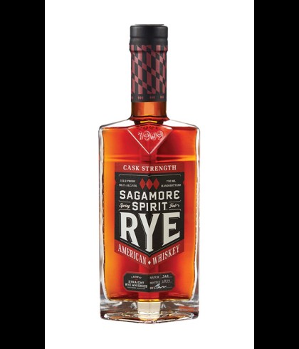 Fles Sagamore Amarican Straight Rye Whiskey Cask Strength, whisky, op voorraad bij slijterij t Bockje in Bathmen
