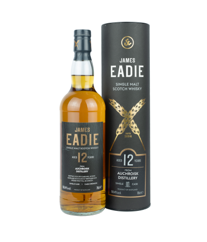 Fles James Eadie Auchroisk 12 Years Old, single malt whisky, op voorraad bij slijterij t Bockje in Bathmen