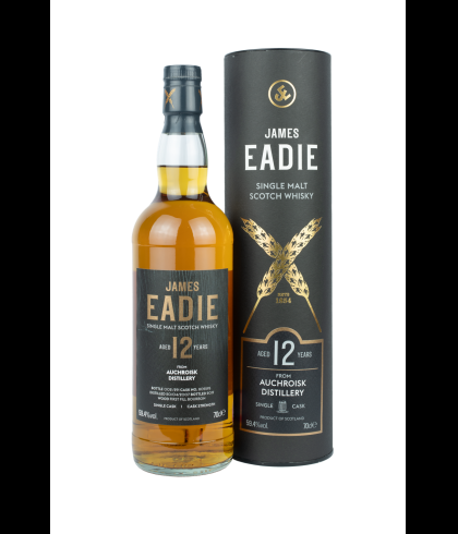 Fles James Eadie Auchroisk 12 Years Old, single malt whisky, op voorraad bij slijterij t Bockje in Bathmen