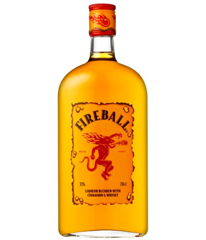 Fireball Cinnamon Whisky, op voorraad bij slijterij t Bockje in Bathmen
