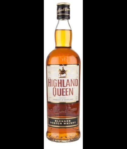 Fles Highland Queen, single malt whisky, op voorraad bij slijterij t Bockje in Bathmen