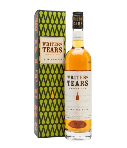 Fles Writers Tears Irish Pot Still Whiskey, Ierse whiskey van Walsh Whiskey, op voorraad bij slijterij t Bockje in Bathmen