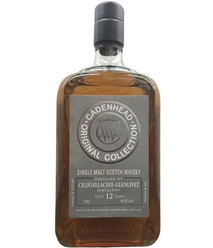Fles Cadenhead’s Craigellachie 12 Years Old, single malt whisky, op voorraad bij slijterij t Bockje in Bathmen