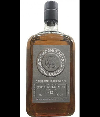 Fles Cadenhead&rsquo;s Craigellachie 12 Years Old, single malt whisky, op voorraad bij slijterij t Bockje in Bathmen