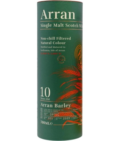 Fles Arran Barley 10 Years Old, single malt whisky, op voorraad bij slijterij t Bockje in Bathmen