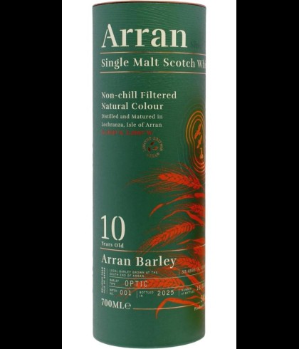 Fles Arran Barley 10 Years Old, single malt whisky, op voorraad bij slijterij t Bockje in Bathmen