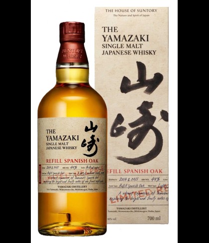 Bouteille de Yamazaki Refill Spanish Oak 2026, whisky