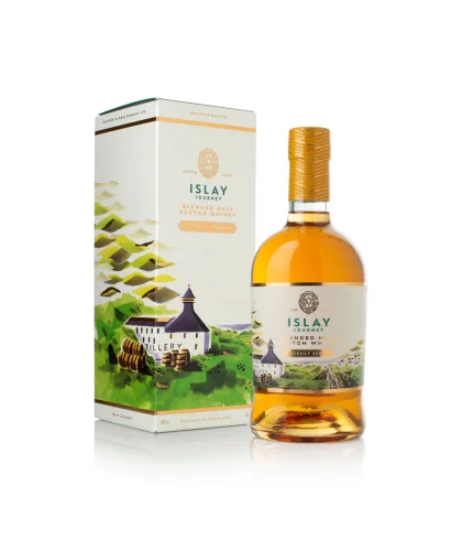 Fles Islay Journey, whisky, op voorraad bij slijterij ’t Bockje in Bathmen
