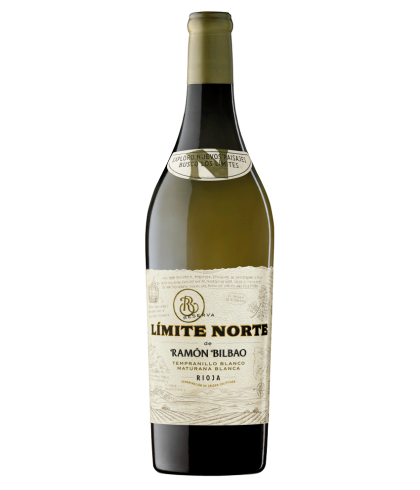Límite Norte de Ramón Bilbao Rioja Blanco Reserva, fles bij slijterij t Bockje in Bathmen