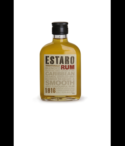 Fles Estaro rum bruin, rum, op voorraad bij slijterij t Bockje in Bathmen
