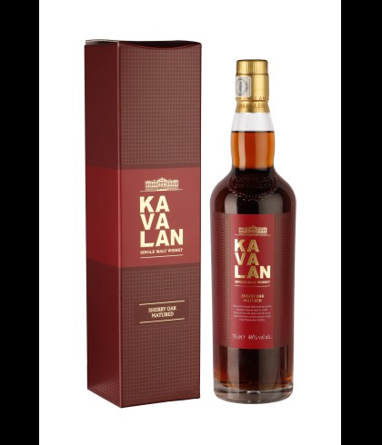 Fles Taiwanese single malt van Kavalan, op voorraad bij slijterij t Bockje in Bathmen