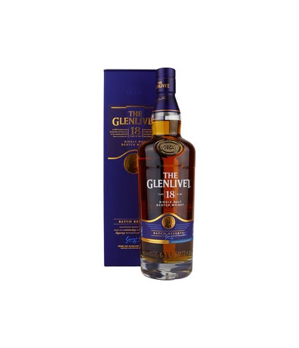 Fles The Glenlivet 18 Years Batch Reserve, whisky, op voorraad bij slijterij ’t Bockje in Bathmen