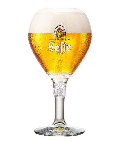 Leffe Bierbokaal 25cl., glas bij t Bockje in Bathmen