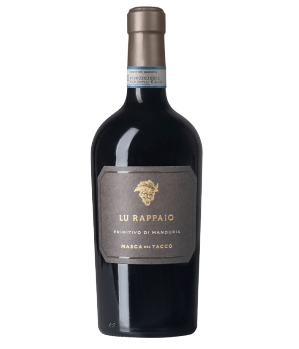 Masca del Tacco Lu Rappaio Primitivo di Manduria, wijn bij t Bockje in Bathmen