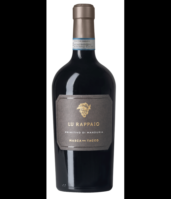 Masca del Tacco Lu Rappaio Primitivo di Manduria, wijn bij t Bockje in Bathmen