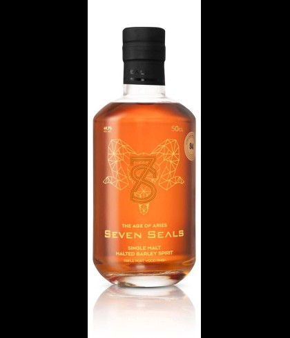 Fles Seven Seals The Age of Aries, Zwitserse whisky, op voorraad bij slijterij t Bockje in Bathmen