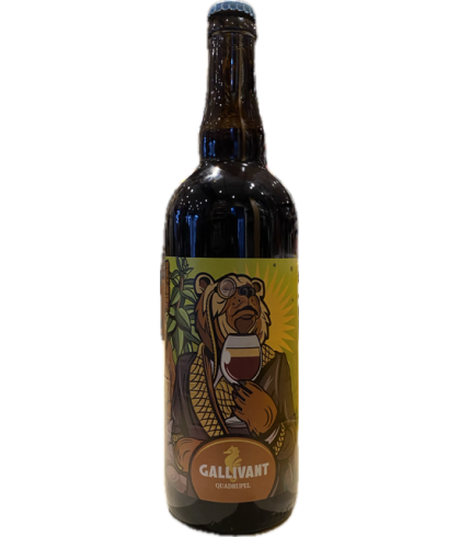 Gallivant Flaneer Beer Quadrupel 75cl, bier bij slijterij t Bockje in Bathmen