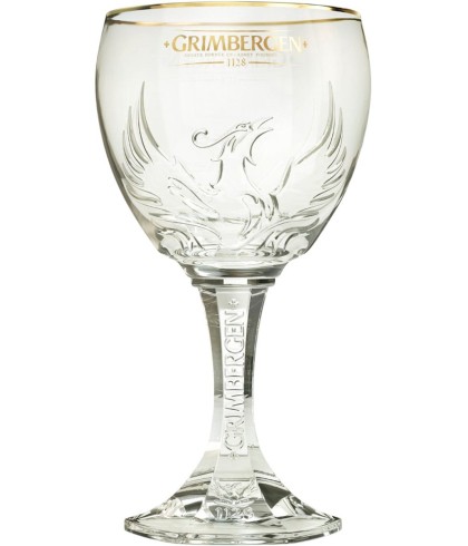 Grimbergen groot glas 50cl., glas bij t Bockje in Bathmen