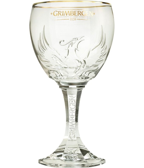 Grimbergen groot glas 50cl. bij t Bockje in Bathmen