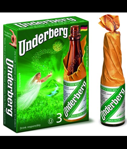 Underberg mini setje 3 x 2 cl, op voorraad bij slijterij t Bockje in Bathmen