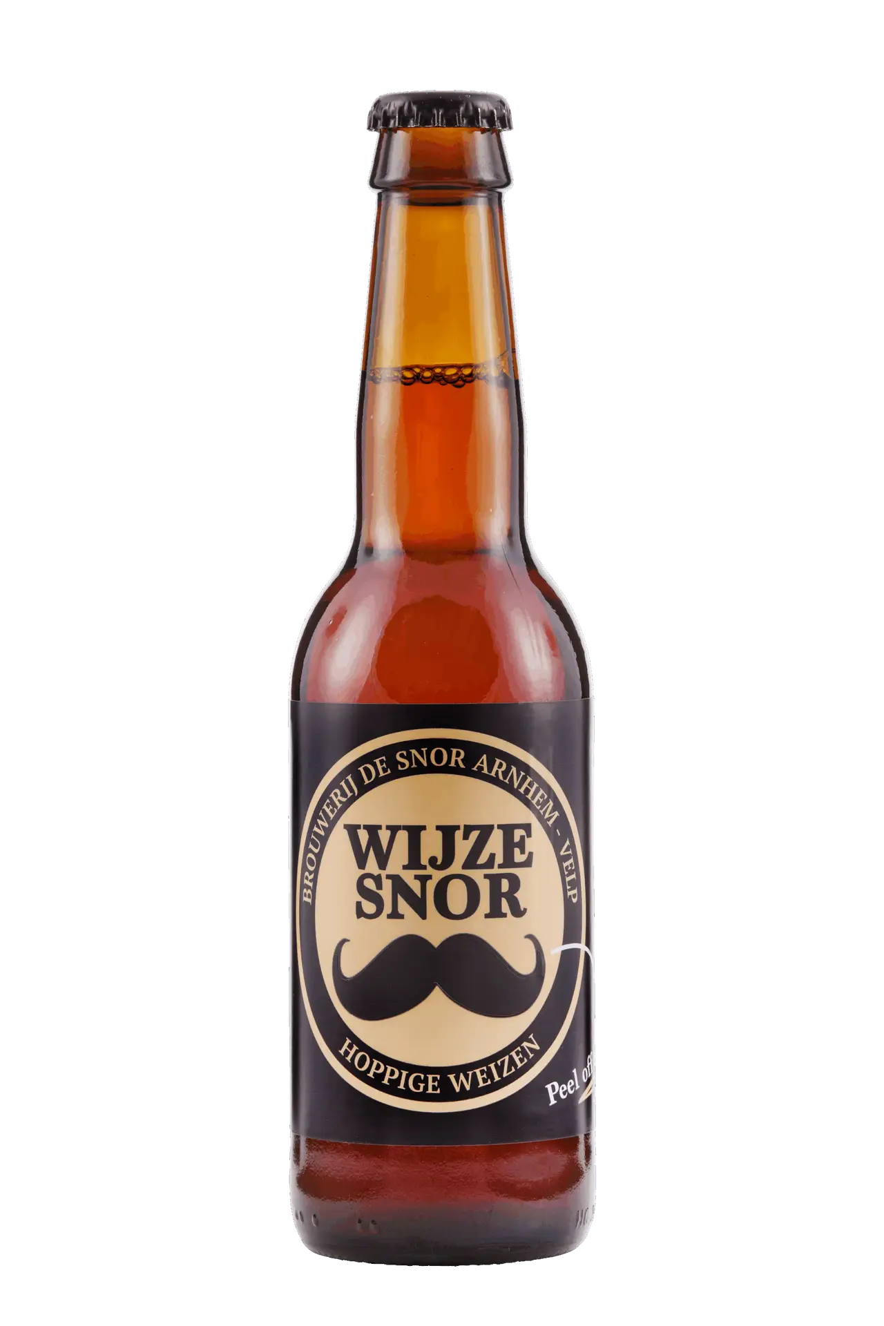 Fles Brouwerij De Snor Wijze Snor, bier van Brouwerij De Snor, op voorraad bij slijterij t Bockje in Bathmen