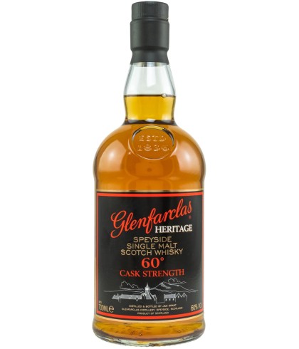 Fles Glenfarclas Heritage CS, whisky, bij slijterij ’t Bockje in Bathmen