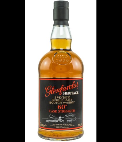 Fles Glenfarclas Heritage CS, whisky, bij slijterij ’t Bockje in Bathmen