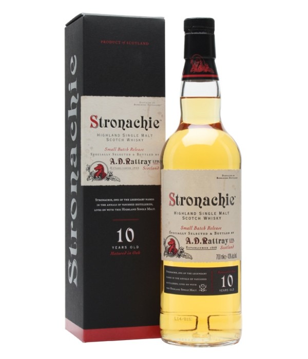 Stronachie 10 Years Old Single Speyside Malt Whisky bij t Bockje in Bathmen