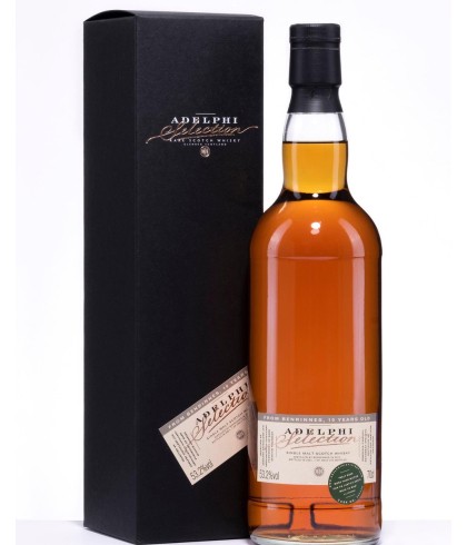 Fles Adelphi Benrinnes 10Y 2011, single malt whisky, op voorraad bij slijterij t Bockje in Bathmen
