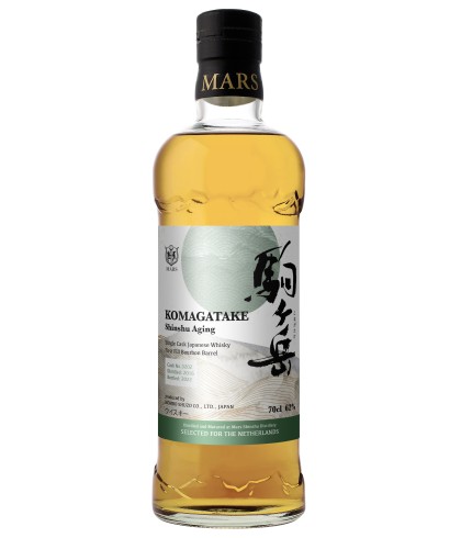 Fles Mars Komagatake Shinshu Single Cask #3202 The Netherlands, whisky, bij slijterij ’t Bockje in Bathmen