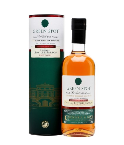Fles Green Spot Irish Whiskey Chateau Leoville Barton Finish, whisky, bij slijterij ’t Bockje in Bathmen