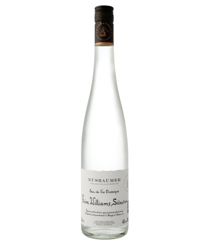 Eau de vie Nusbaumer Poire Williams Sélection van Nusbaumer, bij slijterij ’t Bockje in Bathmen