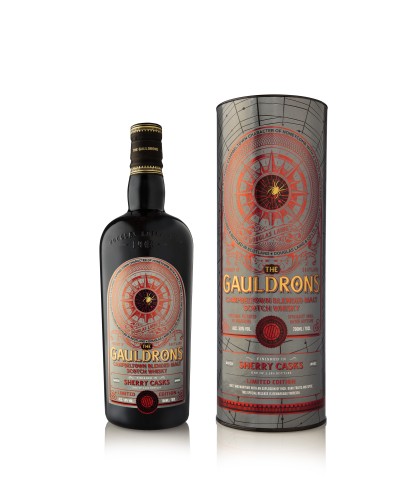 Fles Gauldrons Sherry Cask Finish Limited Edition Batch#2, whisky, bij slijterij ’t Bockje in Bathmen